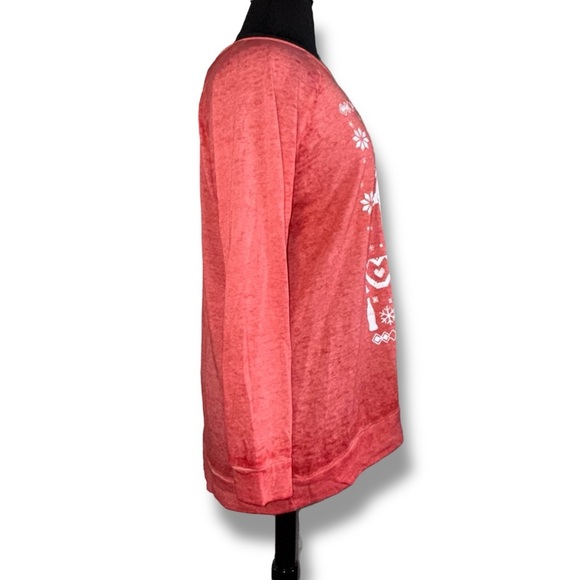 LANE BRYANT Classic High-Low Coca-Cola Bears Graphic Sweatshirt - Red Plus 14/16 - Picture 3 of 14
